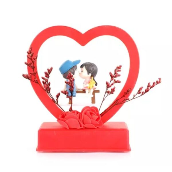 Chocozone Red Musical Couple Showpiece